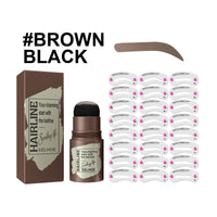 EELHOE Hairline Brow Print Brow Cake Hairline Brow Print Natural Lazy Eyebrows Quick Makeup Brow Print