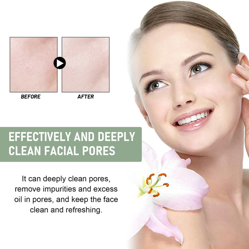 Hoygi Pore Deep Cleansing Foam, Deep Clean Facial Skin Shine Bright Moist Blain To Imprint Clear Water