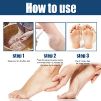 South Moon Athletes Foot Relief Spray, Relieve Foot Sweat Foot Itching Peeling Gray Nails Foot Odor Moisturizing Care Spray