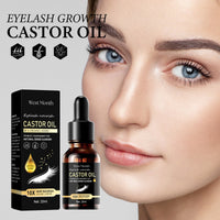West&Month Castor Oil Mascara, Thickening & Moisturizing Natural Long Jet Black Curling Mild Mascara