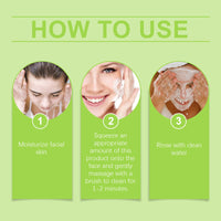 West&Month Green Tea Foam Cleanser Gently Cleanses Facial Skin, Delicate Pores, Refreshing And Moisturizing