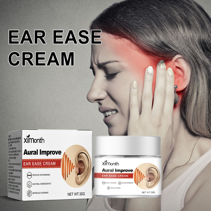 Ear Ease Cream, Relieve Inner Ear Obstruction Tinnitus Back Ear Pain Ear Discomfort Ear Care Cream
