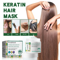 West&Month Keratin Hair Mask, Moisturize Repair Split Ends Dry And Frizzy Smooth Hair Care Mask