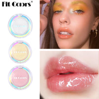 Fit Colors 3-Color Fresh Jelly Lip Mask Lip Mask Transparent Fine Flash Temperature-Controlled Discoloration Moisturizing Lip Jelly Lip Gloss