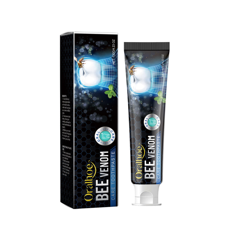 Bee-Poison Stain Removal Toothpaste Fresh Breath Whitening Deep Cleaning Oral Care Mint Toothpaste