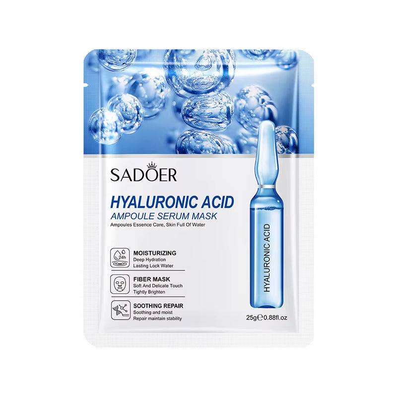 10Pc Hyaluronic Acid Face Mask Korean Sheet Mask Moisturizing Facial Mask Skin Care Corean Tony Moly Makeup Skincare Oil Control