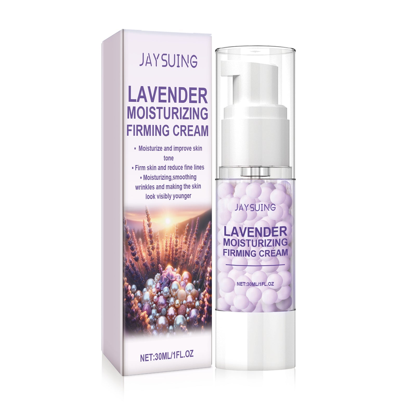 Lavender Moisturizing Firming Cream, Repair Skin Hydrating Moisturizing Cream For Fine Lines And Wrinkles