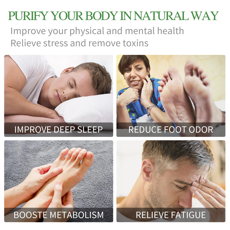 Bamboo Charcoal Cleansing Pad For Deep Cleansing, Relieving Physical And Mental Stress And Aiding Sleep With A Foot Massage Pad
