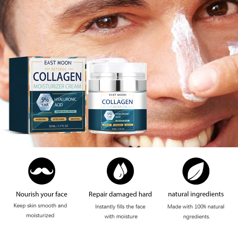 For Men Collagen Hydrating Facial Moisturizing And Brightening Skin Cream
