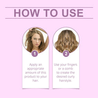 Non-Evaporating Film Curl Cream Nourishes And Restores Curly Hair Elastic Volumizing Long Lasting Styling Cream For Lazy People