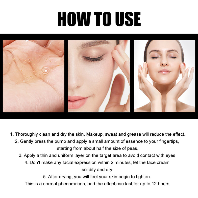 Face Firming Essence Hydrates, Hydrates And Lightens Fine Lines Brightening Essence Firming, Moisturizing And Lifting The Skin