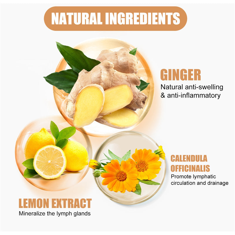 Ginger Lymphatic Body Shaping Body Wash, Cleans And Relieves Lymphatic Swelling, Slimming And Firming Skin
