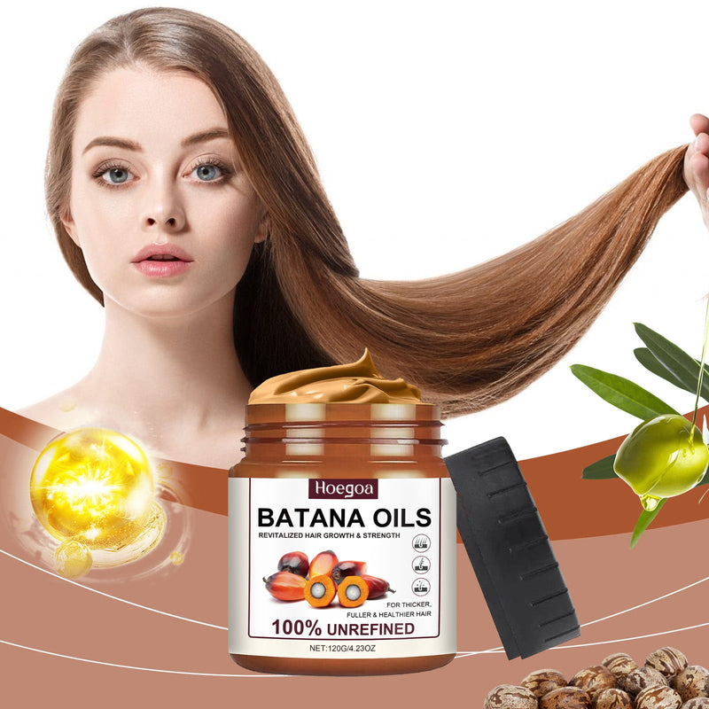 Batana Oil Hair Care Cream Nourishes And Restores Hair Ends, Improves Dry And Frizzy Hair And Brightens Hair Care Cream