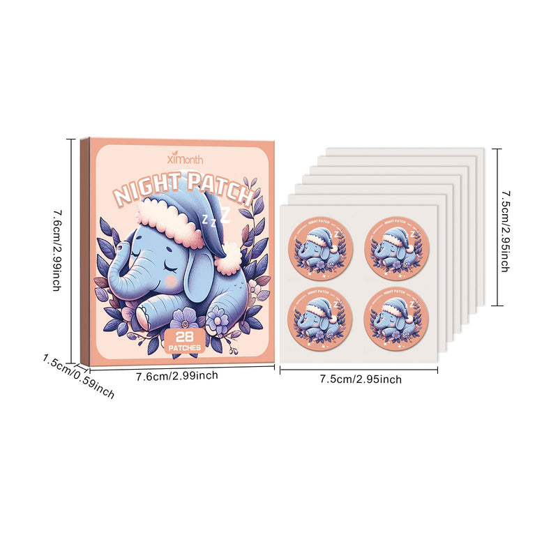 Night Patch, Care To Relieve Physical And Mental Fatigue To Help Sleep Cute Cartoon Sleep Patch