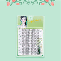 Sunflower Comics Pure Desire Eyelash Simulation Natural Thickening Large Segmented Trilogy False Eyelash Laziness