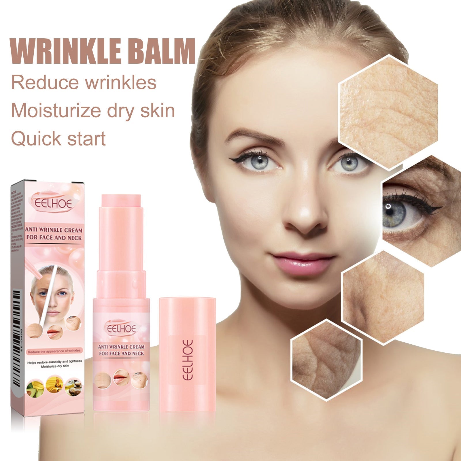 EELHOE Facial Balm For Fine Lines, Hydrating, Firming, Hydrating And Repairing Skin Care Balm