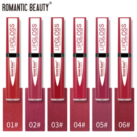 Romantic Beauty Waterproof Non-Stick Lip Glaze Portable Matte Texture Lip Gloss