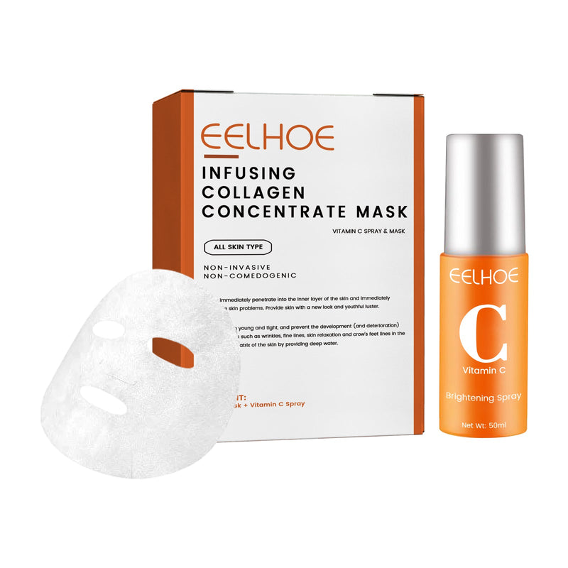 Collagen Anti-Aging Mask Spray Dull Brightening And Firming Skin Anti-Aging Moisturizing Mask