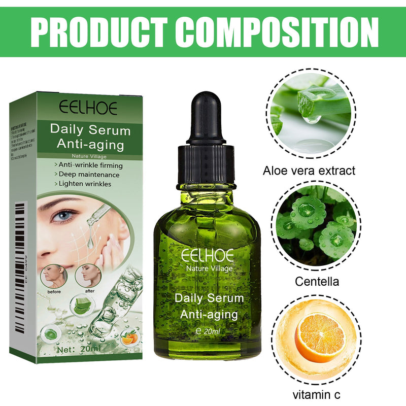 EELHOE Deep Anti-Wrinkle Serum, Facial Firming Reduces Fine Lines And Wrinkles, Shrinks Pores And Improves Skin