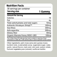 3 in 1 Gummies Cured Shilajit Gummies for Men