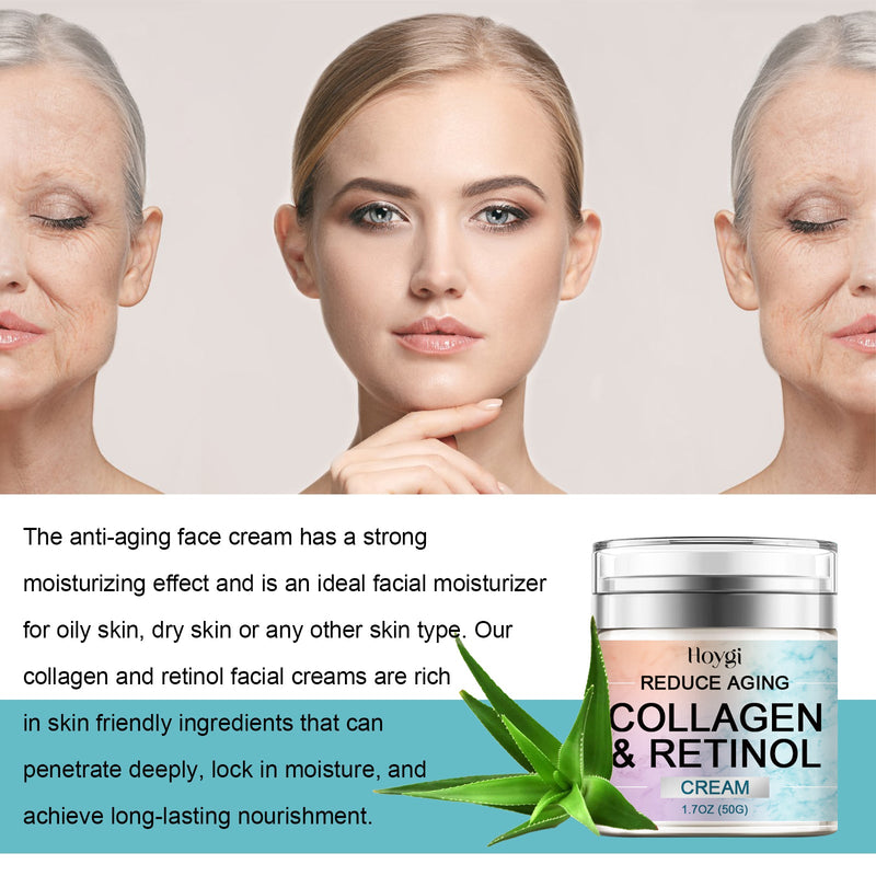 Facial Moisturizer, Anti-Wrinkle, Anti-Aging, Firming, Moisturizing And Smoothing Fine Lines Skin Care Cream