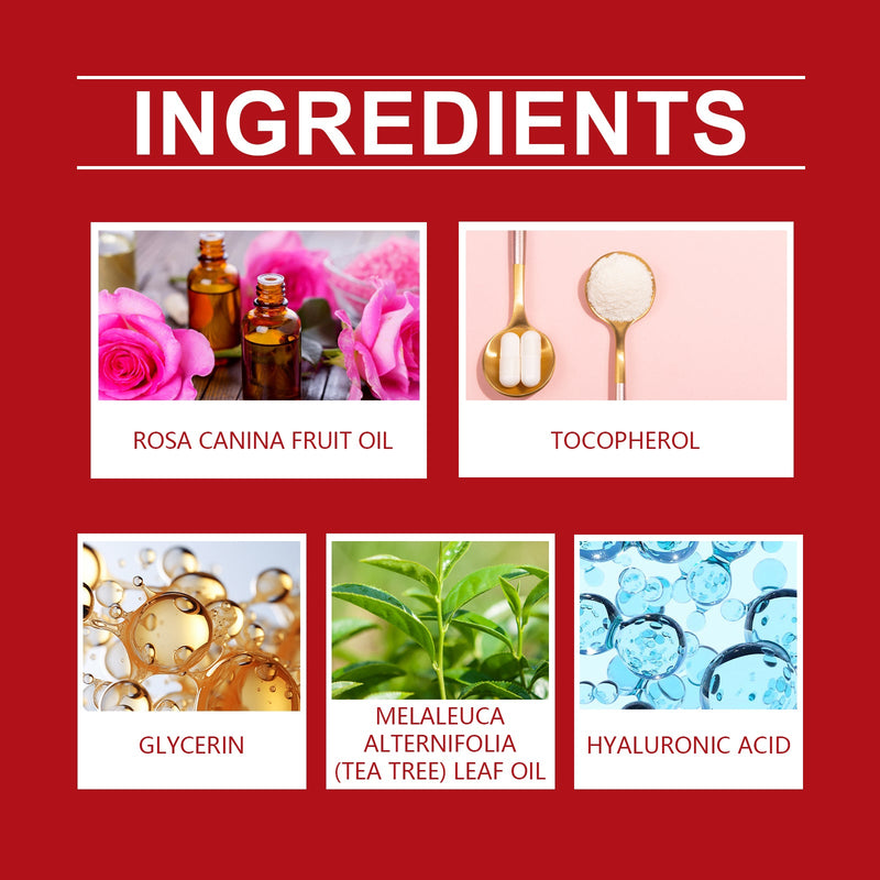 Rosehip Seed And Wart Essence Oil, Moisturizes And Restores Smooth Skin