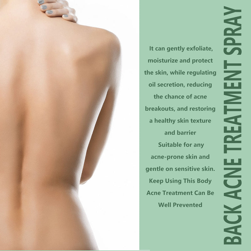 Back Acne Repair Spray, Repair Body Acne Fade Acne Mark Skin Care Spray
