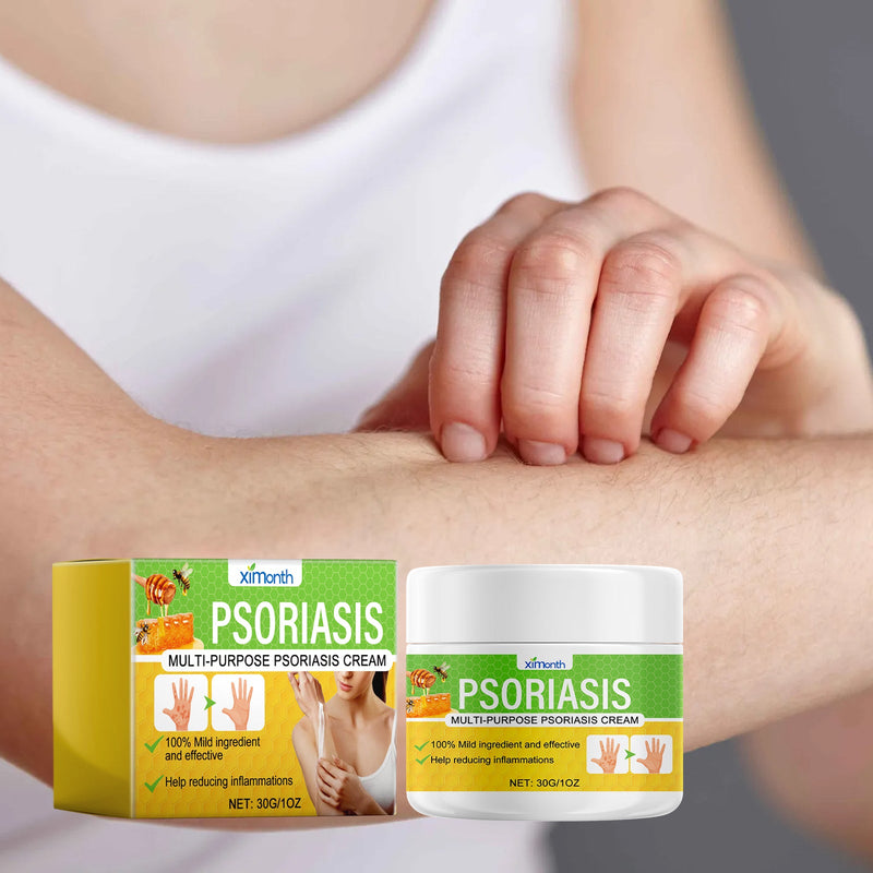 Multi Purpose Psoriasis Cream, Relieve Itchy Skin Red Body Pain Nursing Care Moist Skin Itching