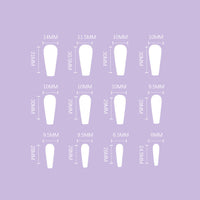 Long Wearing Nails 24 Pieces Of Finished Fake Nails Press On Nails French Ballet Manicure