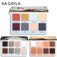 KA CAYLA 8 Colors Eyeshadow Palette EVA Matte Pearl Glitter Eyeshadow Palette
