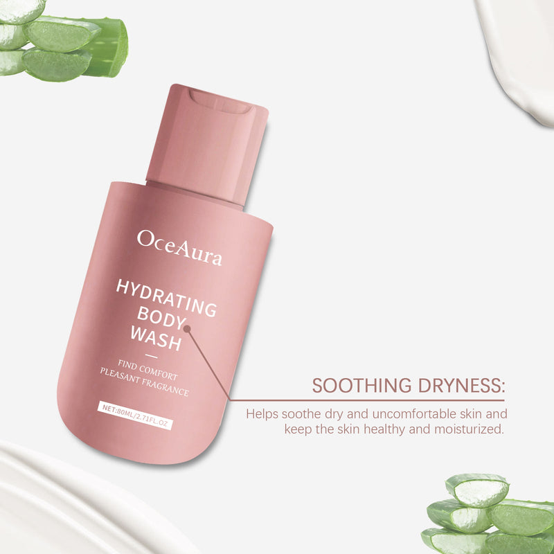 OceAura Soothing Body Wash - Fragrance Gentle Shower Gel