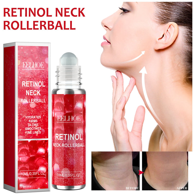 Retinol Neck Rollerball, Moist Smooth Neck Wrinkle Wrinkle Firming Neck Reshape The Swan Neck