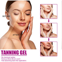 Help Black Gel, Summer Beach Help Tan Moisturizing Tanned Skin After Sun Repair Gel