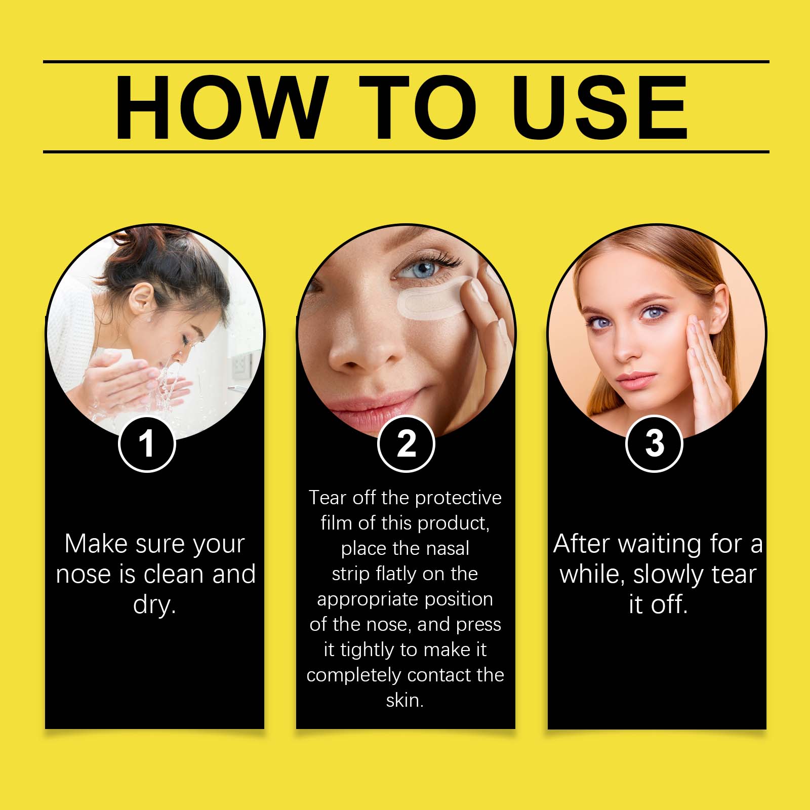 Hydrocolloid Nose Patch, Hydrocolloid Invisible Concealer To Remove Blackheads And Acne Facial Pore Cleaning Nose Patch