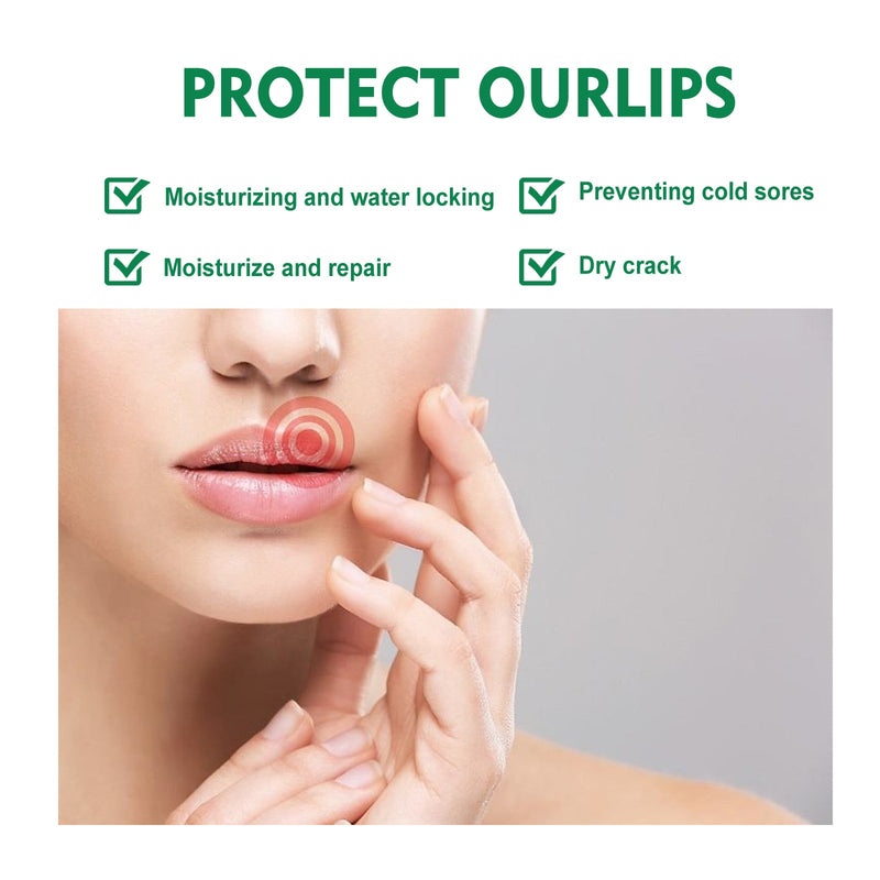 South Moon Herbal Lip Balm - Repairs Dry Cracked Lips, Moisturizing Care