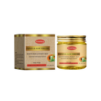 WoodSleep Papaya Aloe Vera Hydrating Gel Facial Cleansing Aloe Vera Gel Moisturizing Nourishing Gentle Exfoliating
