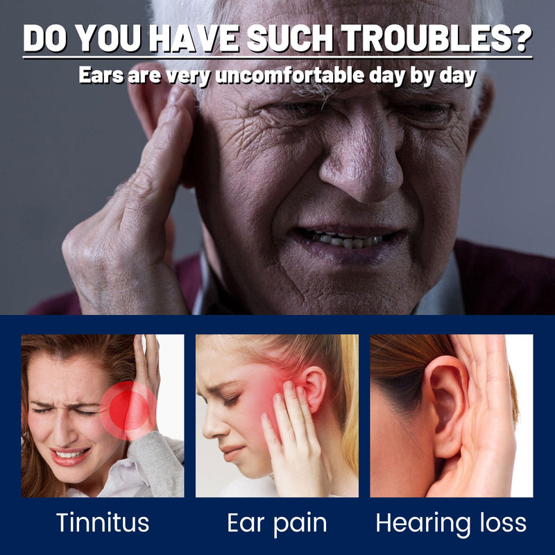 Tinnitus Relief Patch, Relieve Tinnitus Ear-Back Hearing Loss Ear-Kang Patch Relieve Dizziness Point Patch
