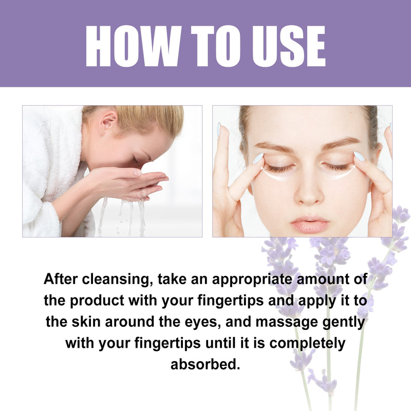 Lavender Firming Eye Cream, Remove Eye Wrinkles Pouch Dropsy And Sagging Moist Fade Uneven Tone