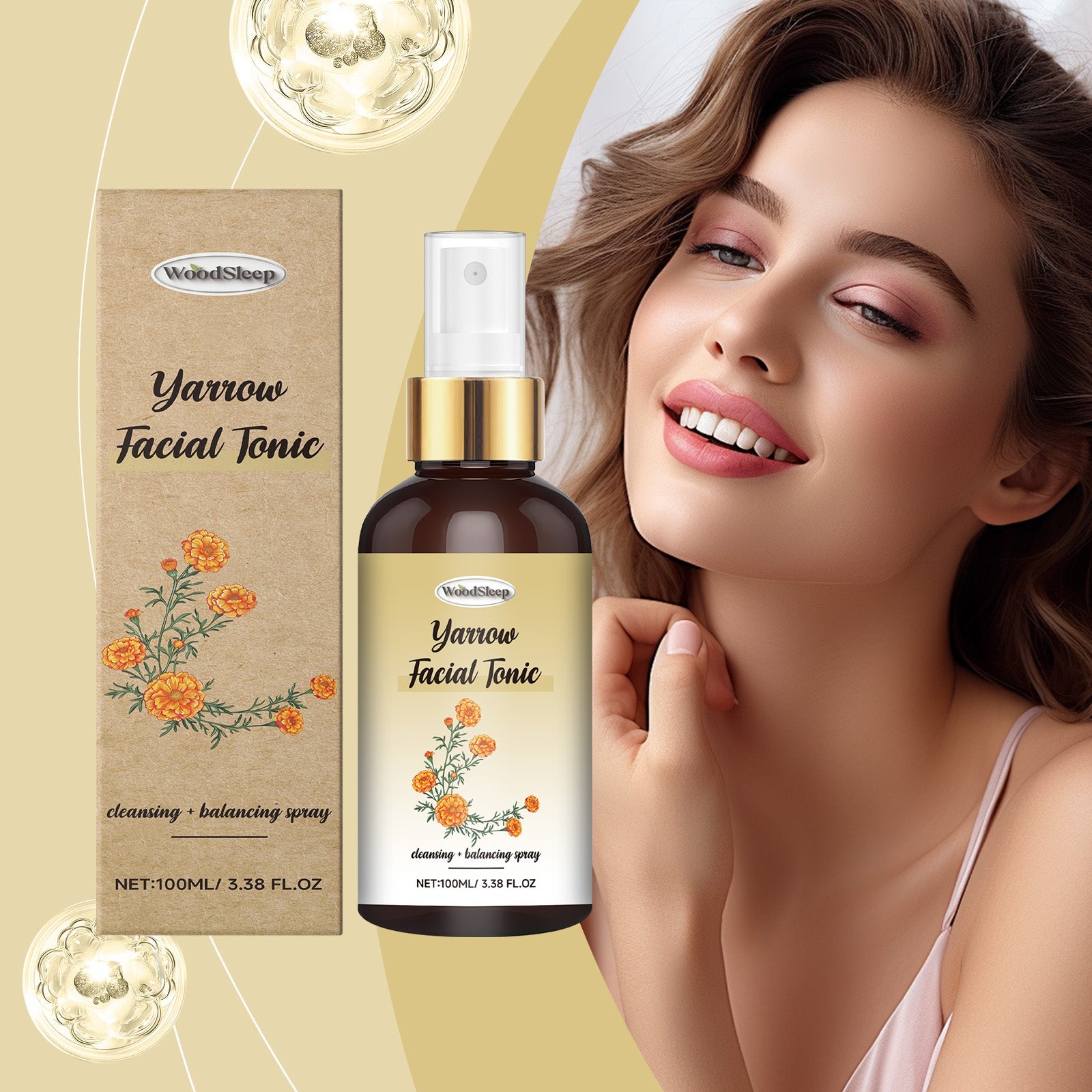 WoodSleep Calendula Hydrating Balance Spray Tender Skin Facial Hydrating And Refreshing