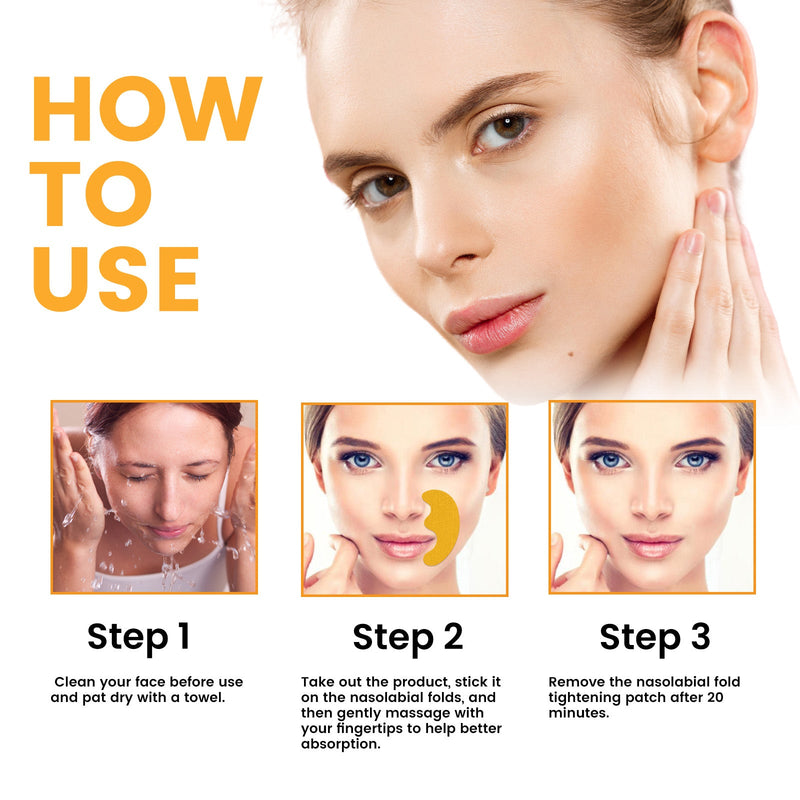 Nasolabial Folds Patch, Fade Fine Lines Law Lines Lifting And Tightening Facial Skin Moisturizing And Hydrating