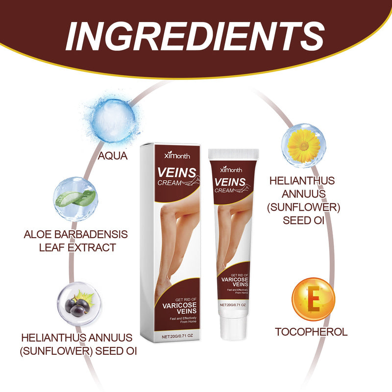 Leg Treatment Cream, Leg Massage Treatment For Leg Discomfort Earthworm Leg Body Treatment Cream