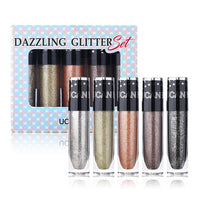 UCANBE New 8 color butterfly pattern diamond flash repair disc chameleon polarized face brightening three dimensional highlight set