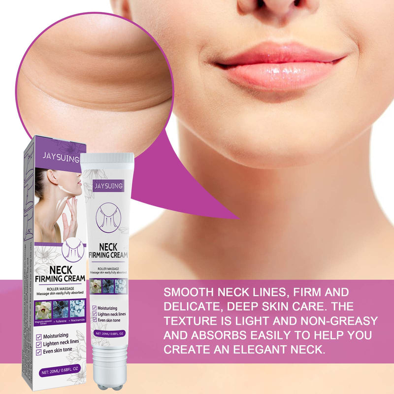 Roller Neck Cream, Reduces Neck Lines And Lifts Brightening Skin Neck Firming Cream