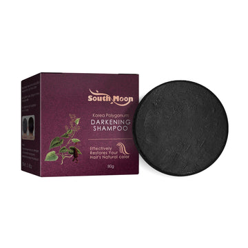 South Moon Korea Polygonum Darkening Shampoo, Brightening Restores Natural Hair Color Black Hair Strong Nourishing Hair Root Care
