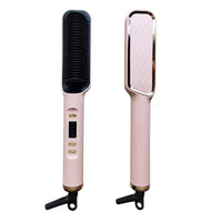 Straight Hair Comb, Lcd, Household Negative Ion Lazy Person Curling Stick, Dual Purpose Hair Salon, Electric Hair Straightener