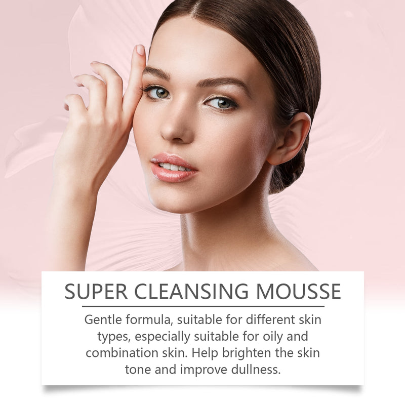 Salicylic Acid Foam Cleanser Gentle Moisturizing Oil Control Facial Skin Cleansing Delicate Pore Cleanser