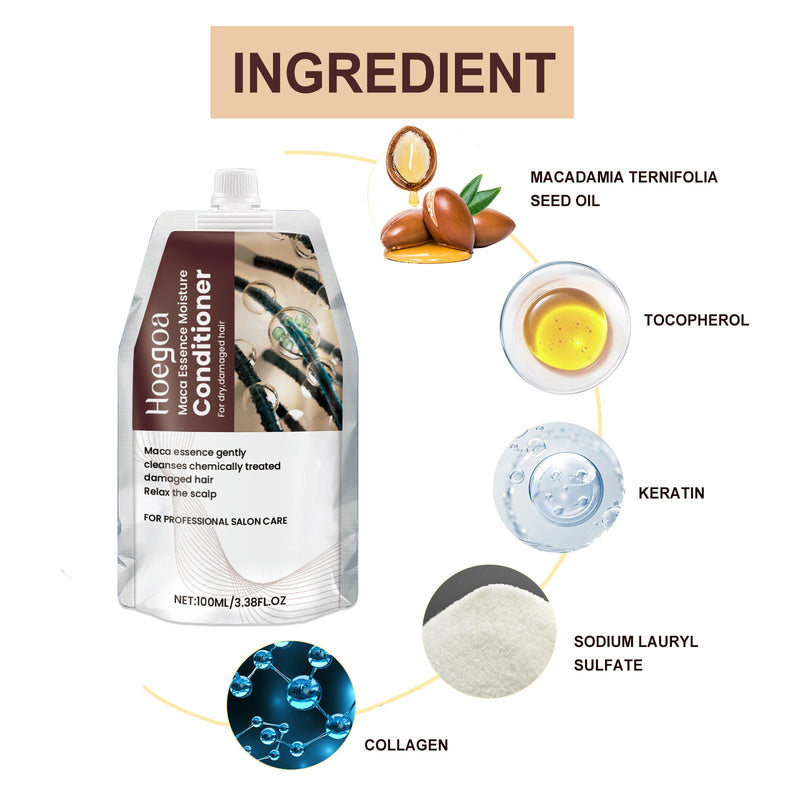 Maca Essence Moisture Conditioner, Hair Cleansing Nourishing And Repairing Dry Conditioner
