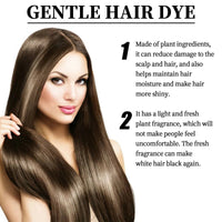 Fruit And Vegetable Hair Cream, Natural, Mild And Long-Lasting, Does Not Hurt The Scalp. Easy To Apply Dark Hair Cream