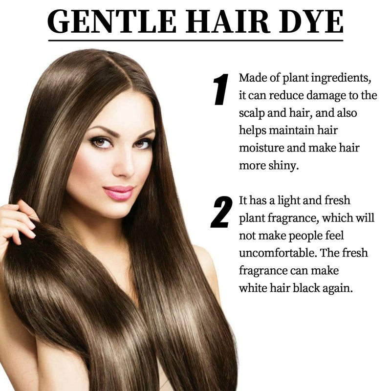 Fruit And Vegetable Hair Cream, Natural, Mild And Long-Lasting, Does Not Hurt The Scalp. Easy To Apply Dark Hair Cream