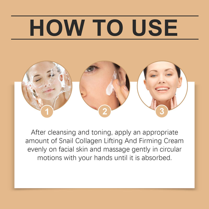 Hoygi Snail Collagen Firming Cream Moisturizing And Moisturizing Skin Care And Brightening Collagen Firming Cream